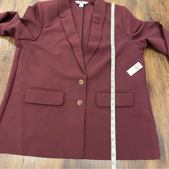 NWT burgundy blazer - Picture 10 of 14